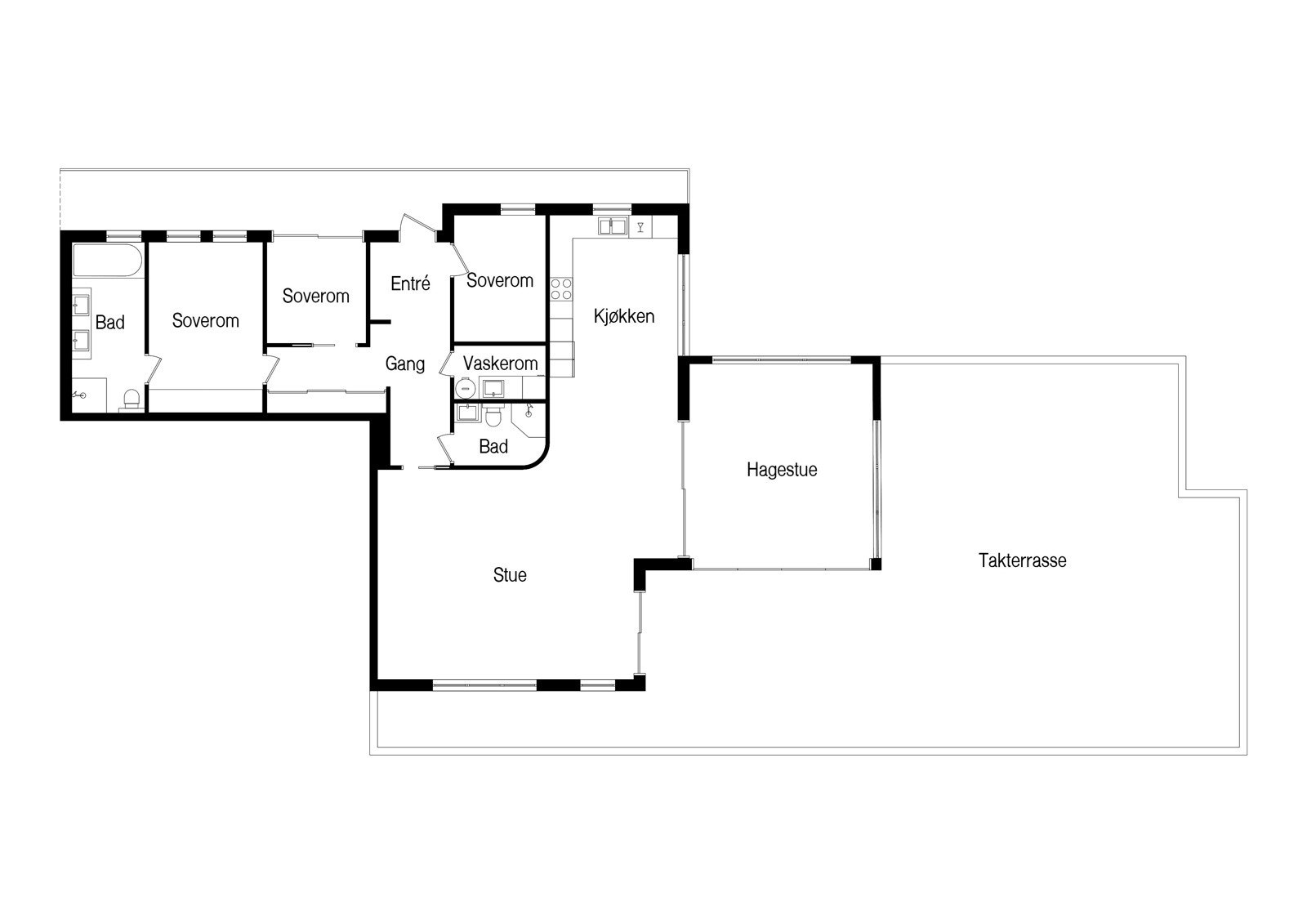 Plantegning Galleribilde