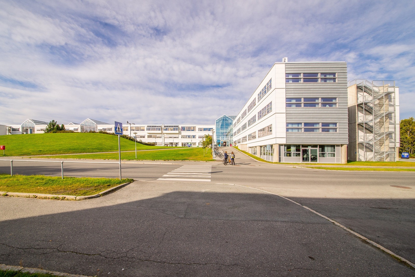 NTNU Dragvoll ligger i gangavstand. Galleribilde