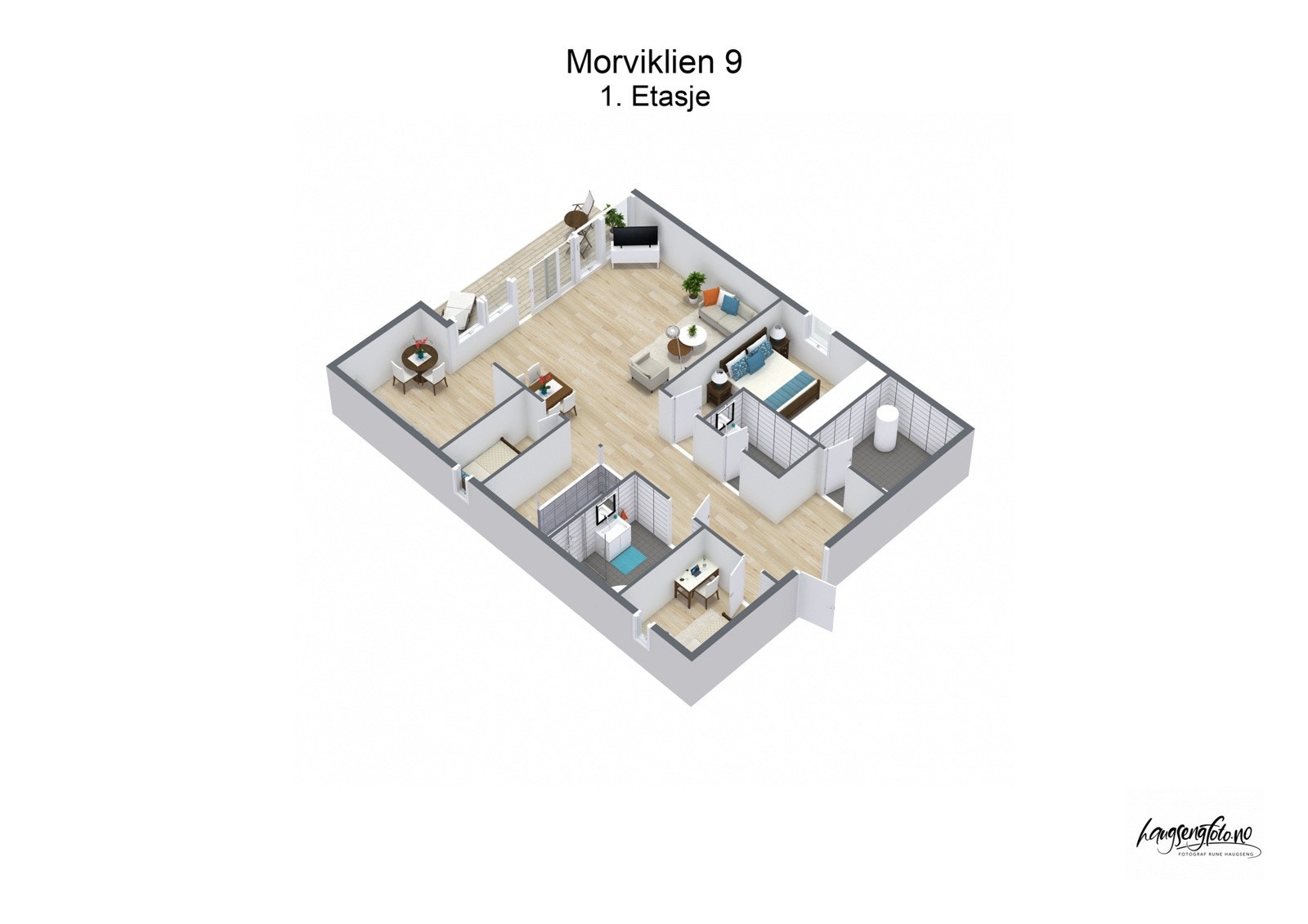 20260209-Morviklien 9 - 3D - 1. Etasje Galleribilde