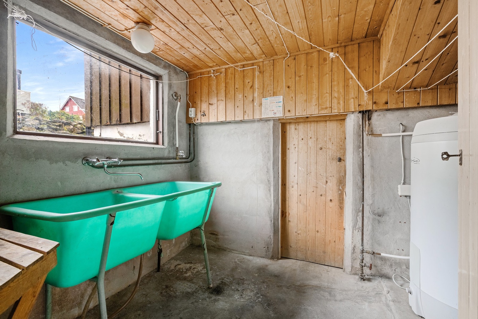 Praktisk separat vaskerom. Galleribilde