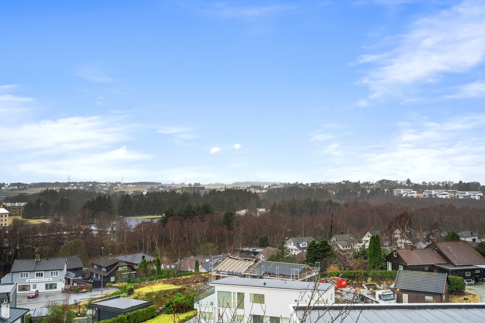 Utsikt fra loftsetasjen. Galleribilde