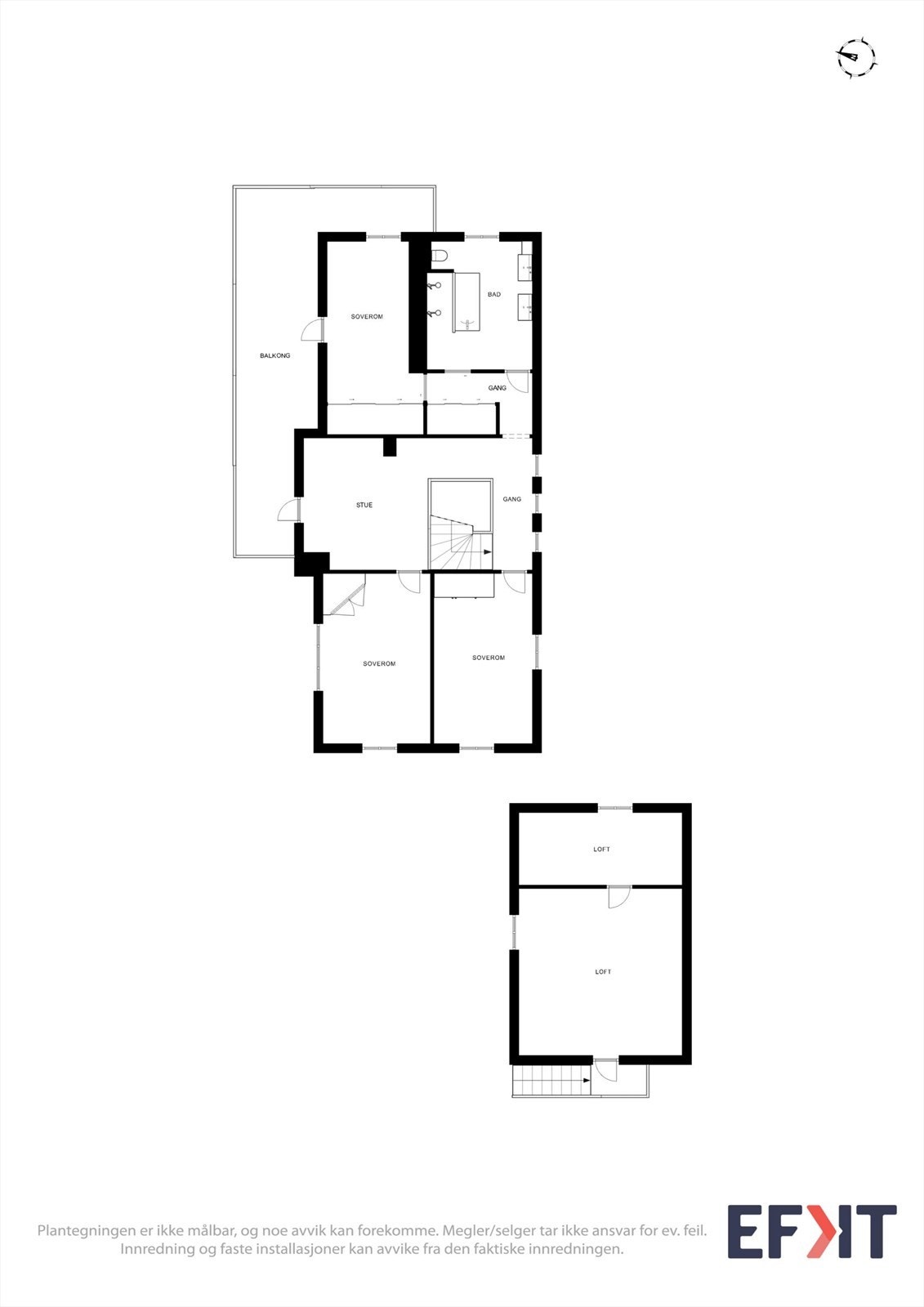 Plantegning 2. etasje. Galleribilde