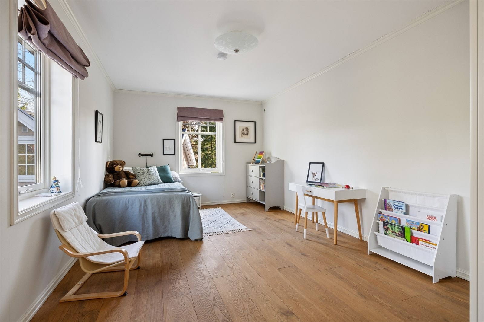 Det tredje soverommet er lyst og romslig. Galleribilde