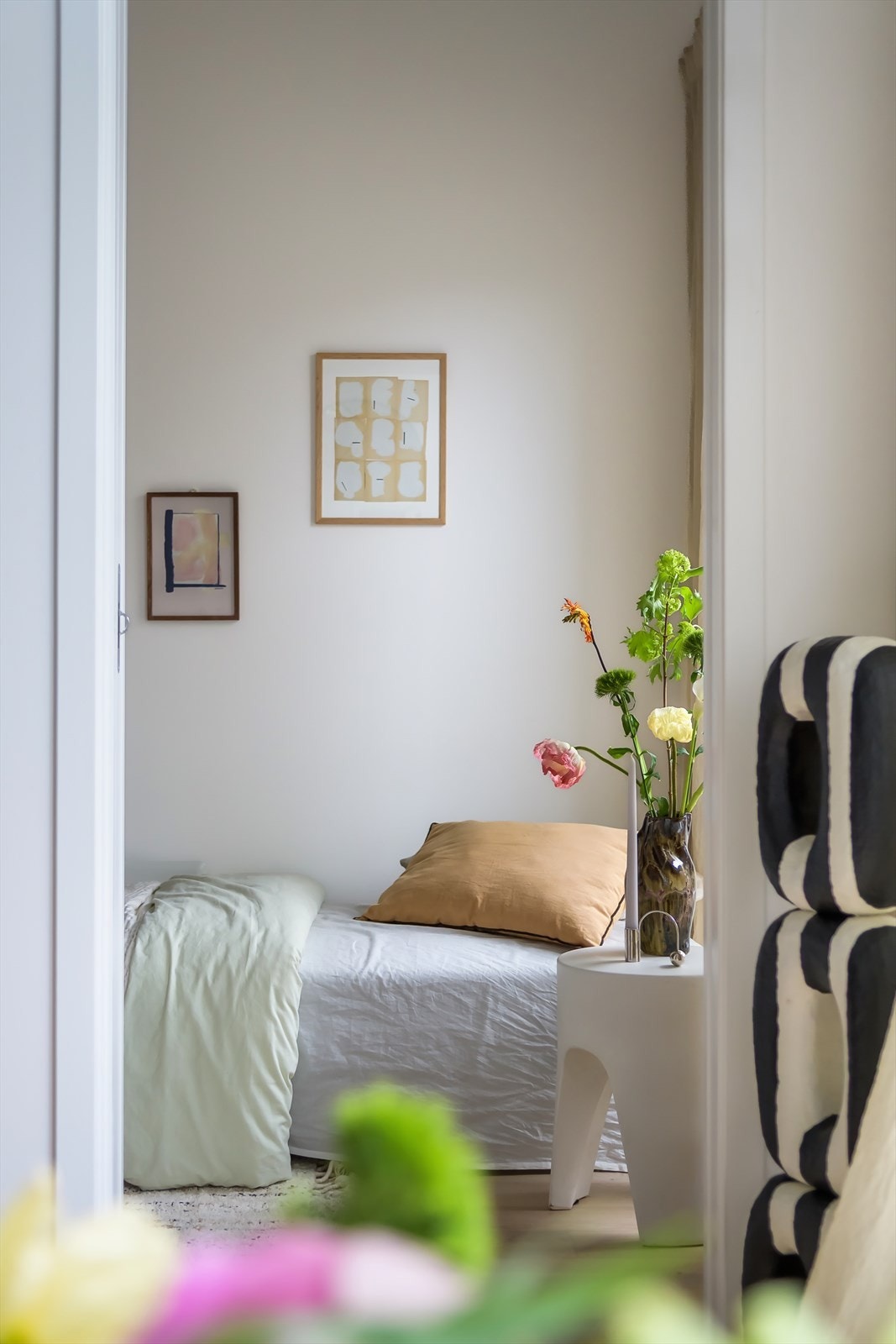 Praktisk skyvedør til soverom. Galleribilde