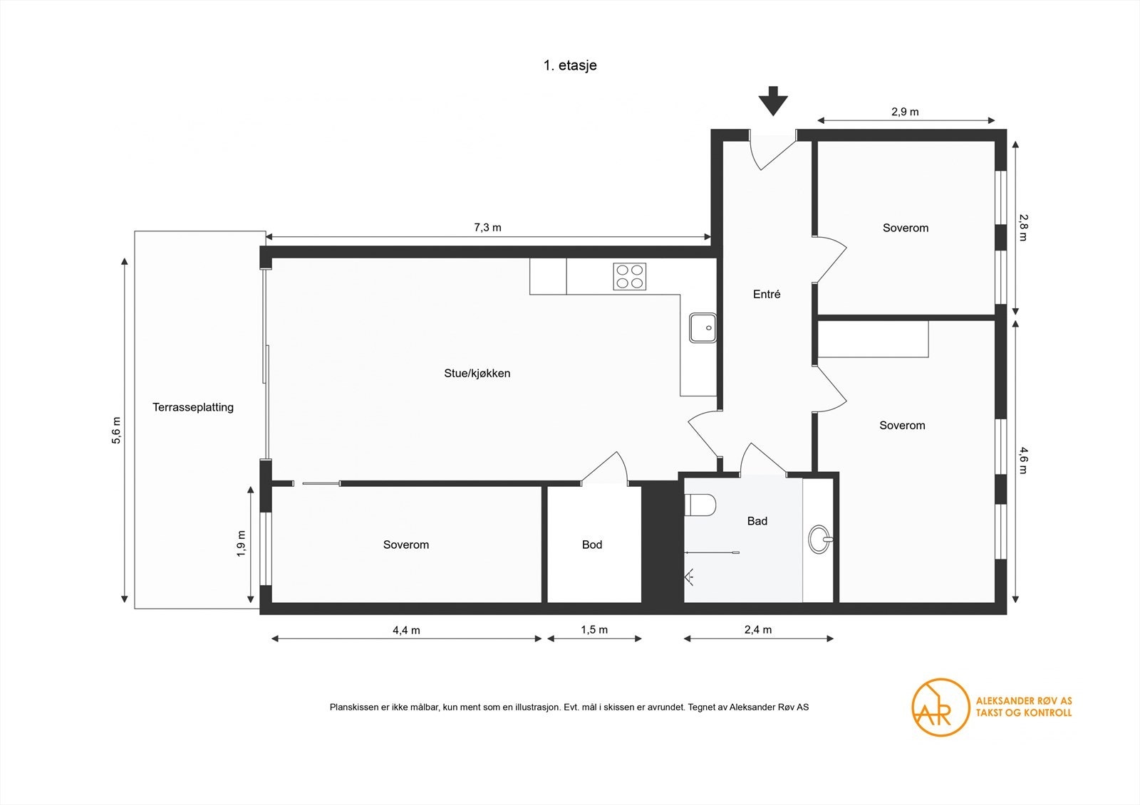 Plantegning Galleribilde
