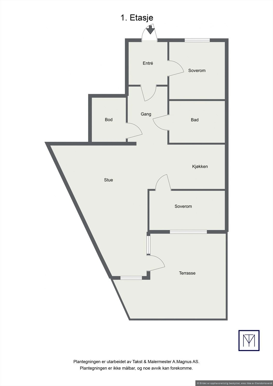 Plantegning Galleribilde