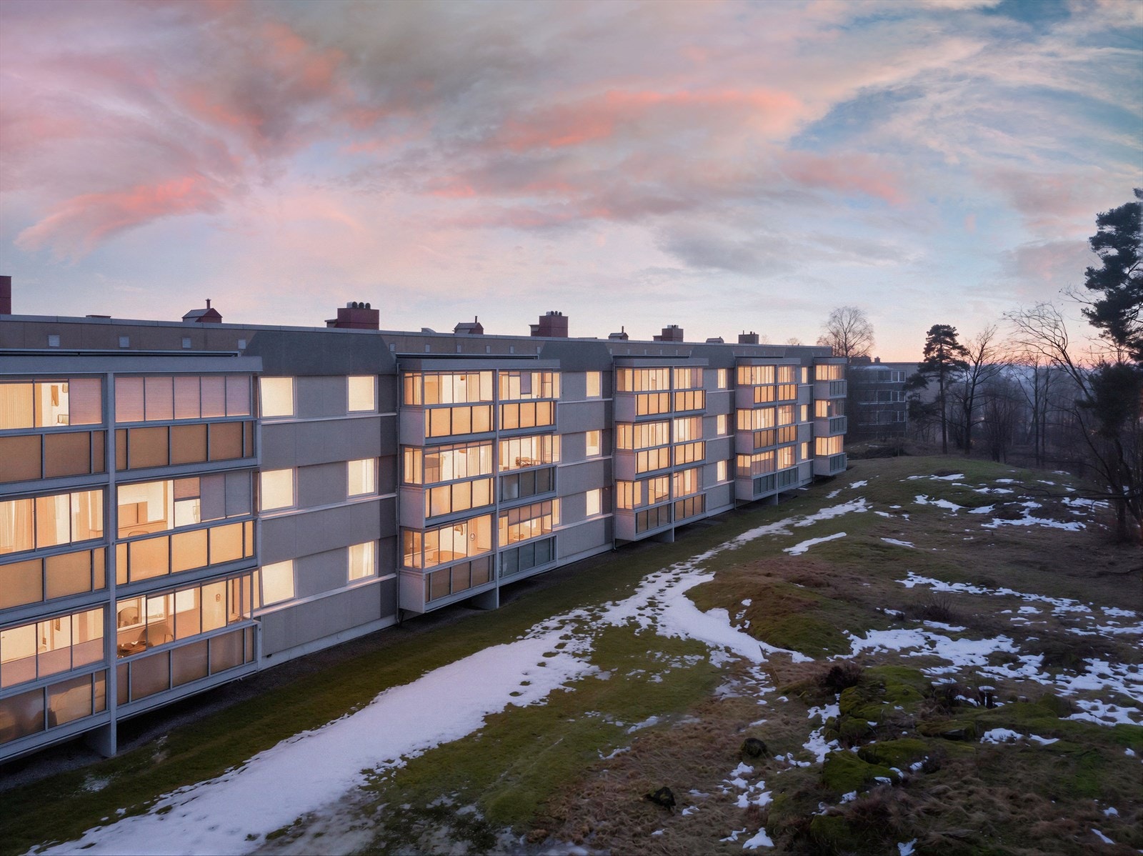 Kveldsstemning Galleribilde