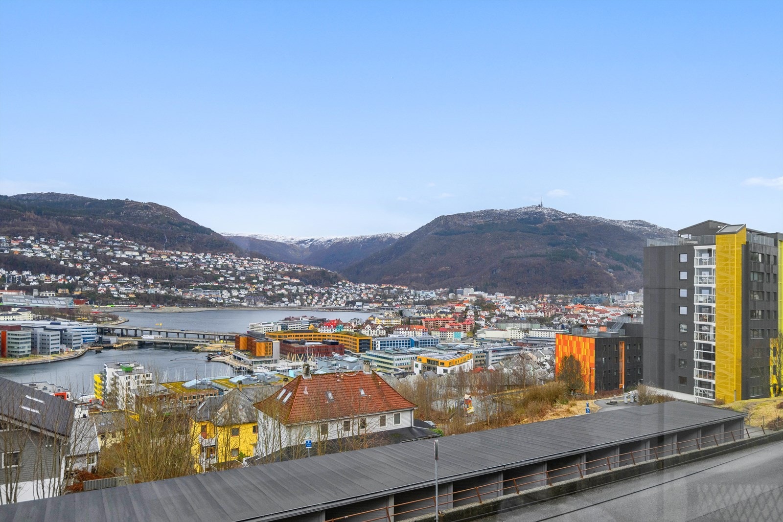 Utsikt fra balkongen. Galleribilde
