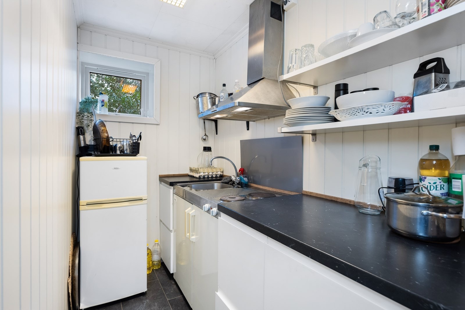 Kjøkken i underetasje (opprinnelig vedbod). Galleribilde