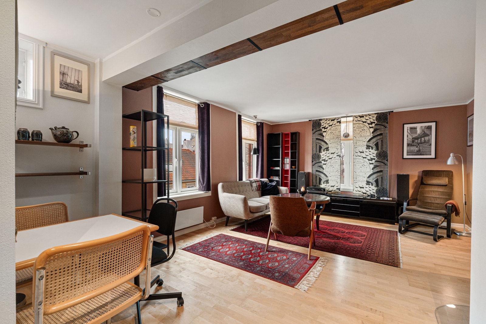 Her kan du nyte en flott utsikt over Bakklandet, Nidelva og Nidarosdomen, samtidig som du bor med umiddelbar nærhet til kaféer, restauranter og byliv. Galleribilde