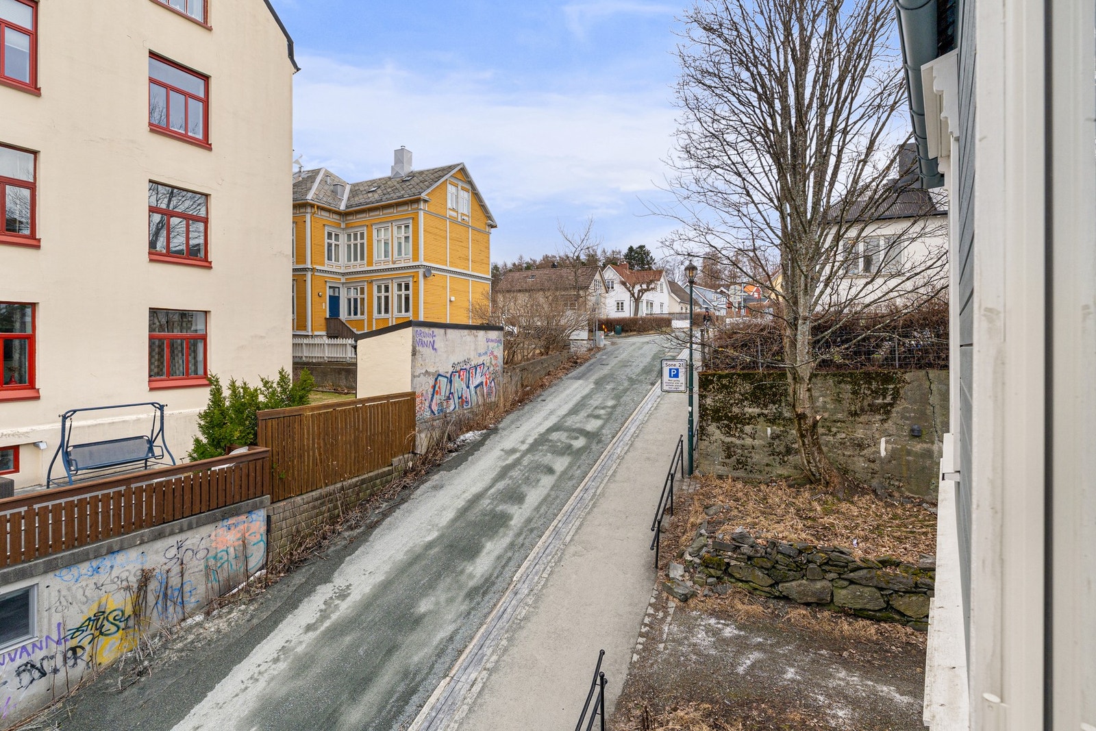 Utsikt fra soverommet. Galleribilde