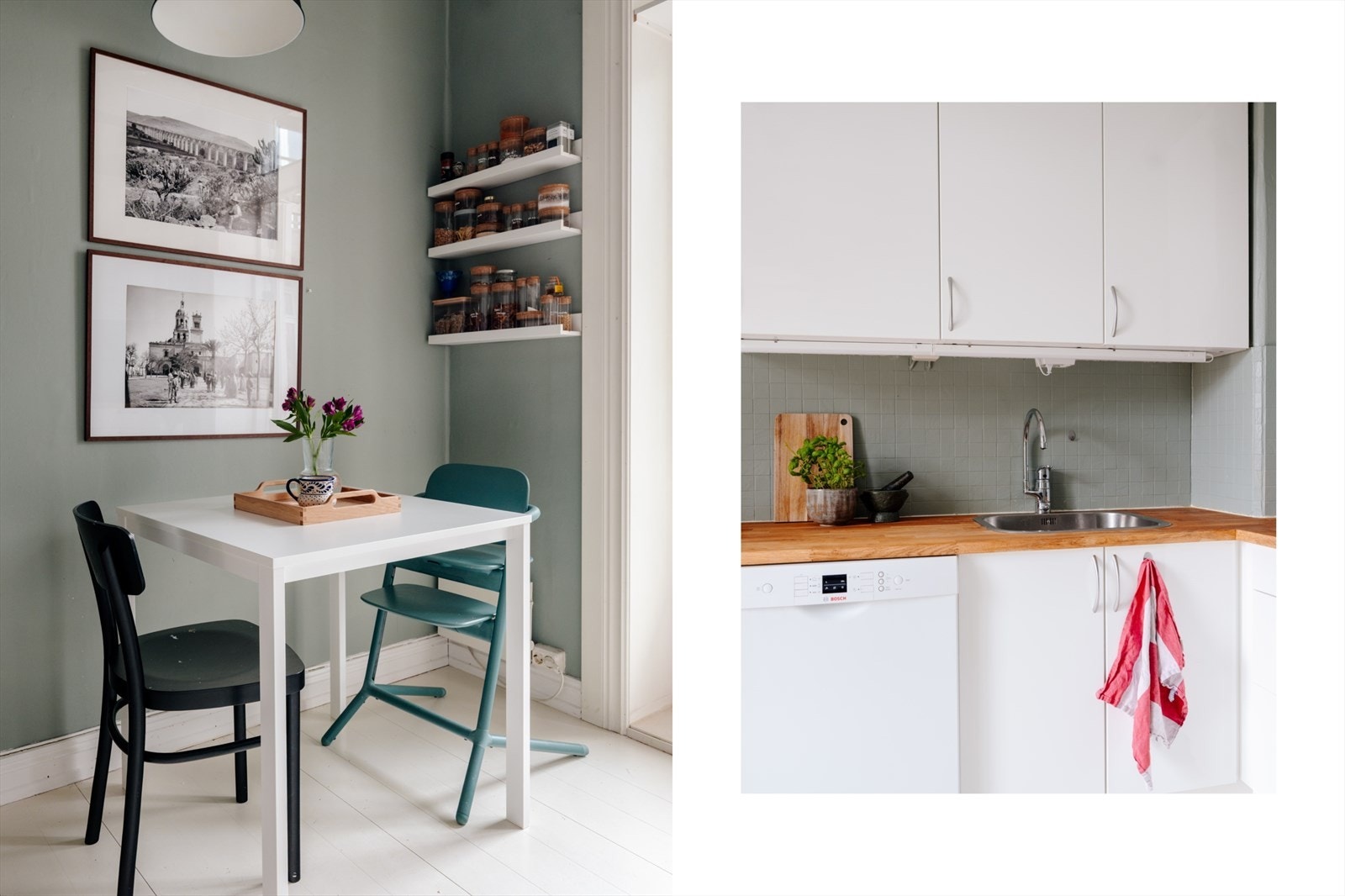 Her er det god plass til en hyggelig spisegruppe. Galleribilde