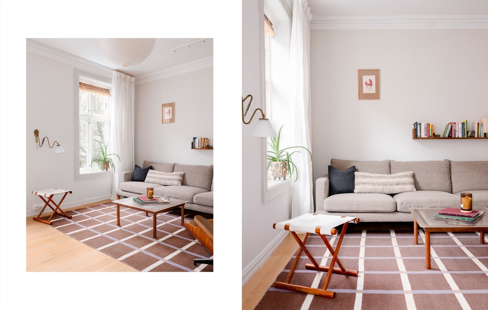 Leiligheten oppfattes som lys og luftig med store vindusflater som gir mye naturlig lysinnslipp. Galleribilde