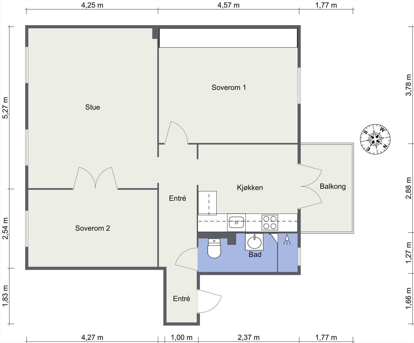 Plantegning Galleribilde