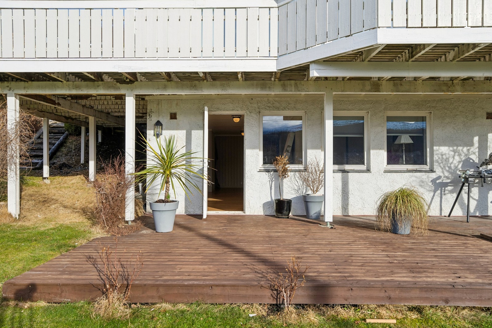 Terrasse i underetasjen på ca. 32 m², Galleribilde