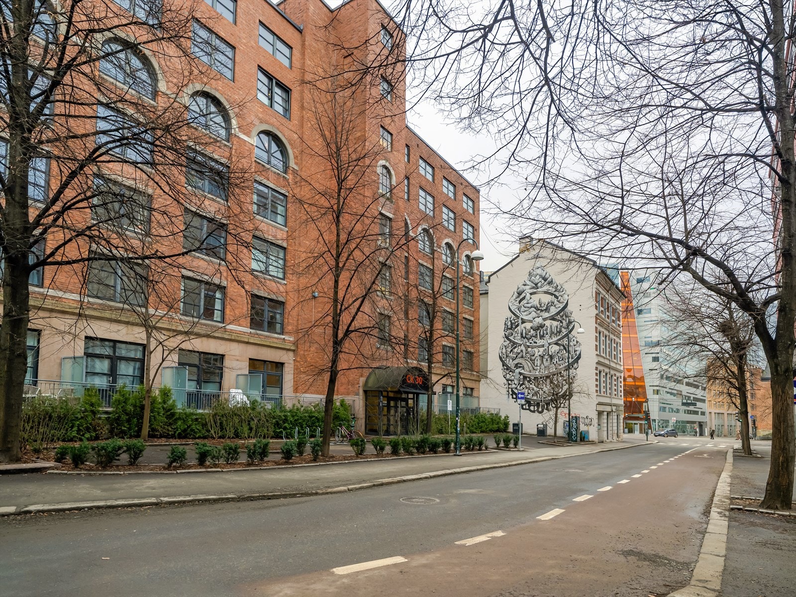 Boligen ligger i et gammelt fabrikklokale, som ble omgjort til leiligheter i 2006. Galleribilde