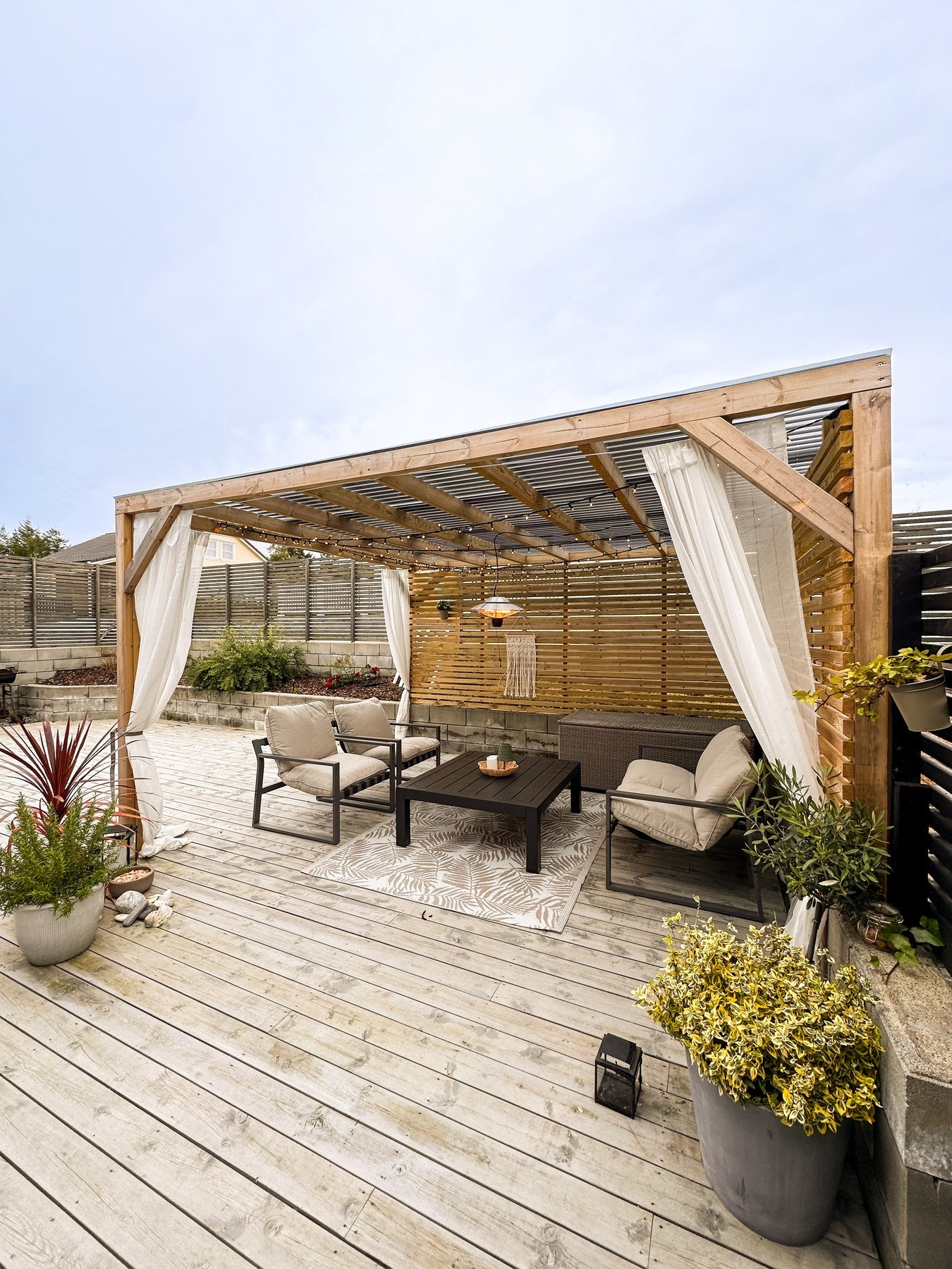 Selgers bilde av uteplassen på sommerstid. Galleribilde