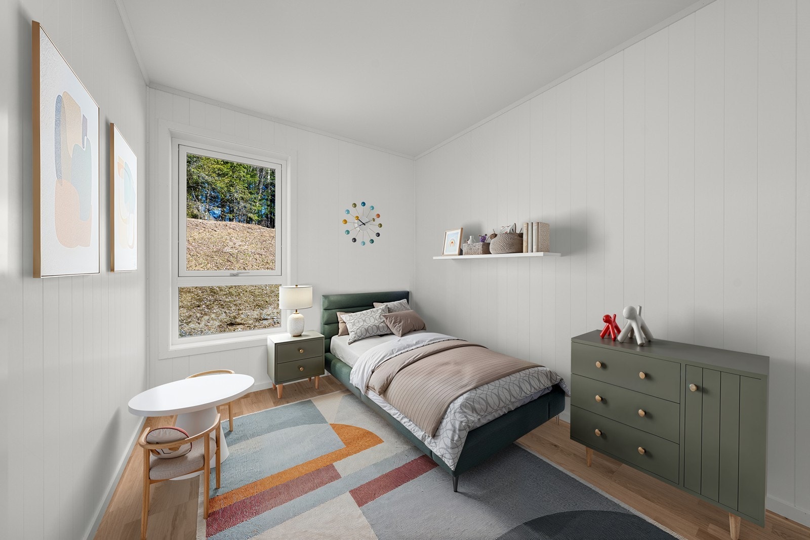 Soverom 2 - digitalt møblert. Galleribilde