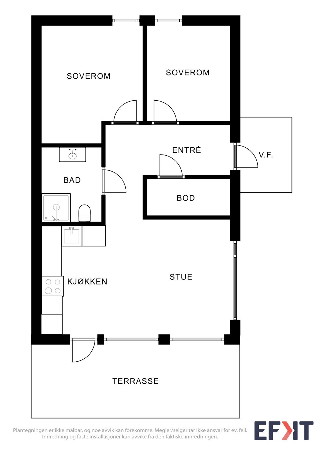 Plantegning Galleribilde