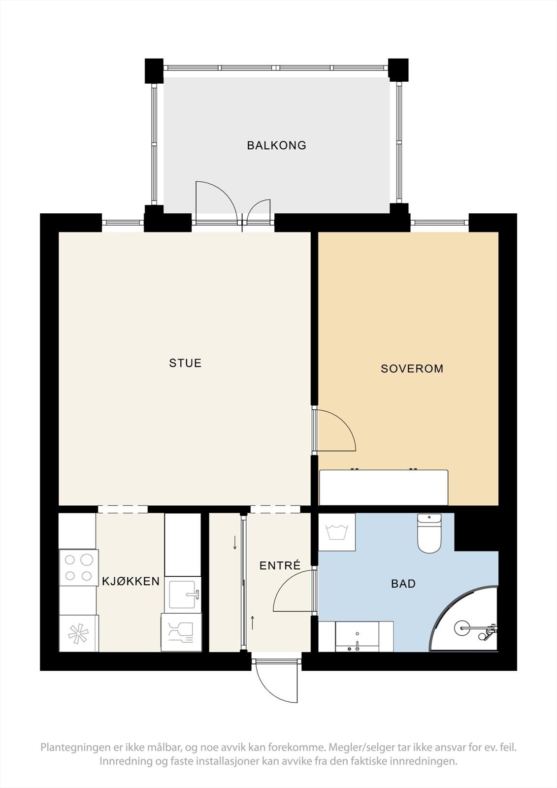 Plantegning Galleribilde