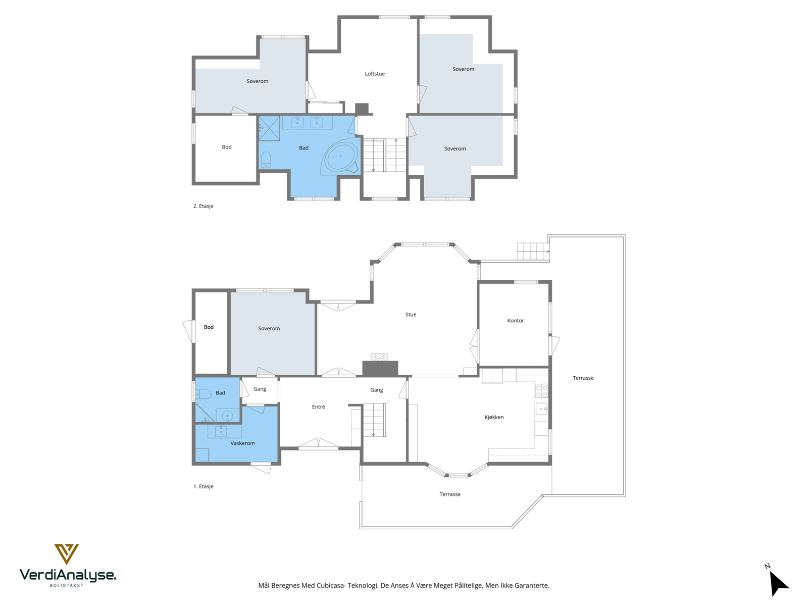 Planskisse samlet Galleribilde