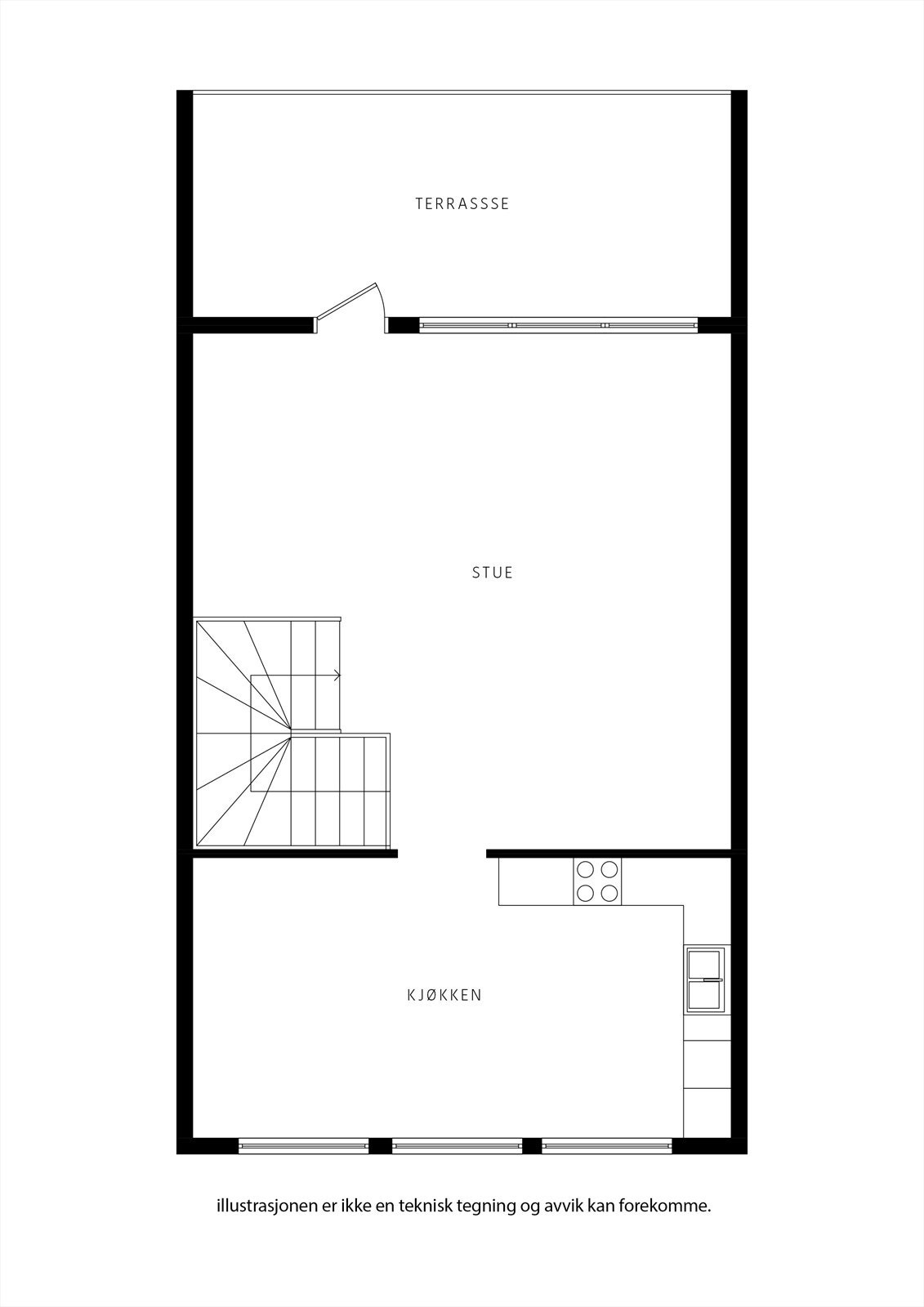 Plantegning 2. Etasje Galleribilde