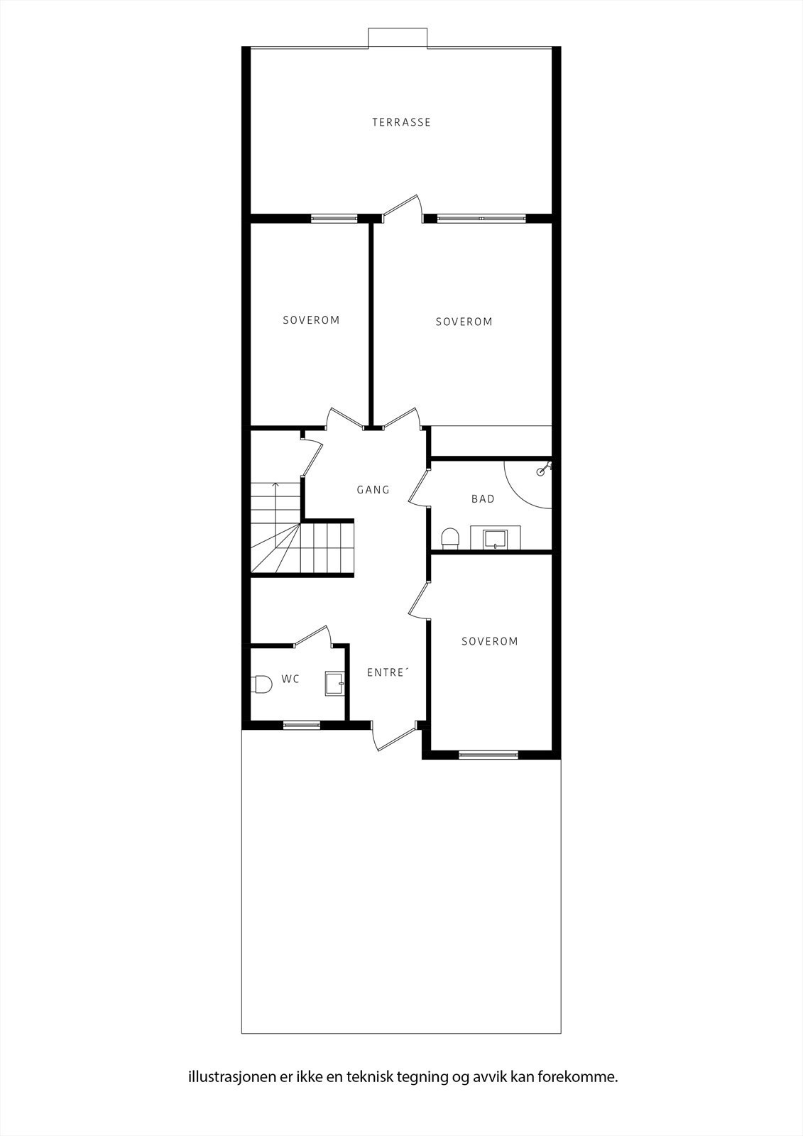 Plantegning 1. Etasje Galleribilde