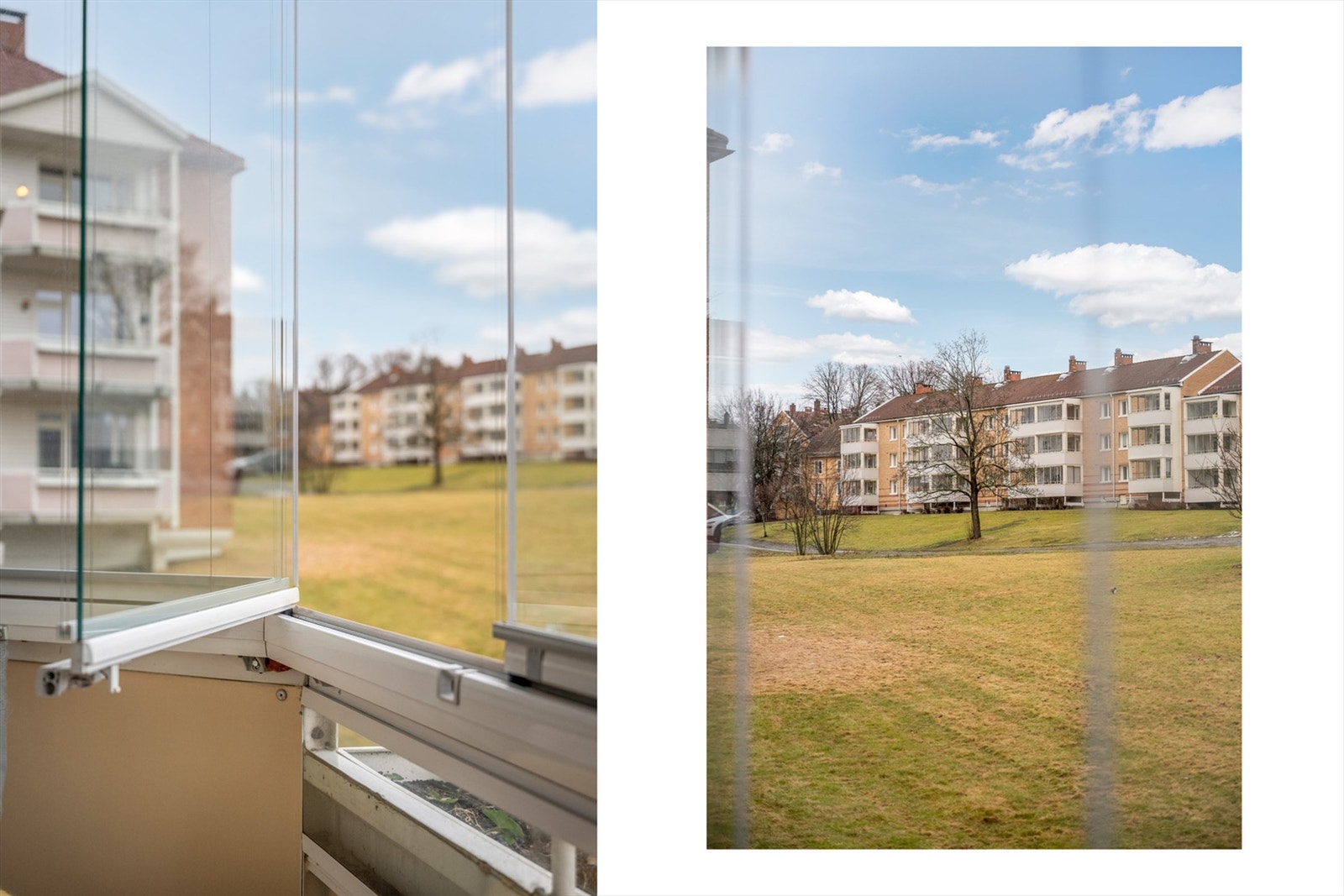 Balkongen vender mot sydøst og byr på fine solforhold fra morgen til ca. kl. 14:00 sommerstid Galleribilde