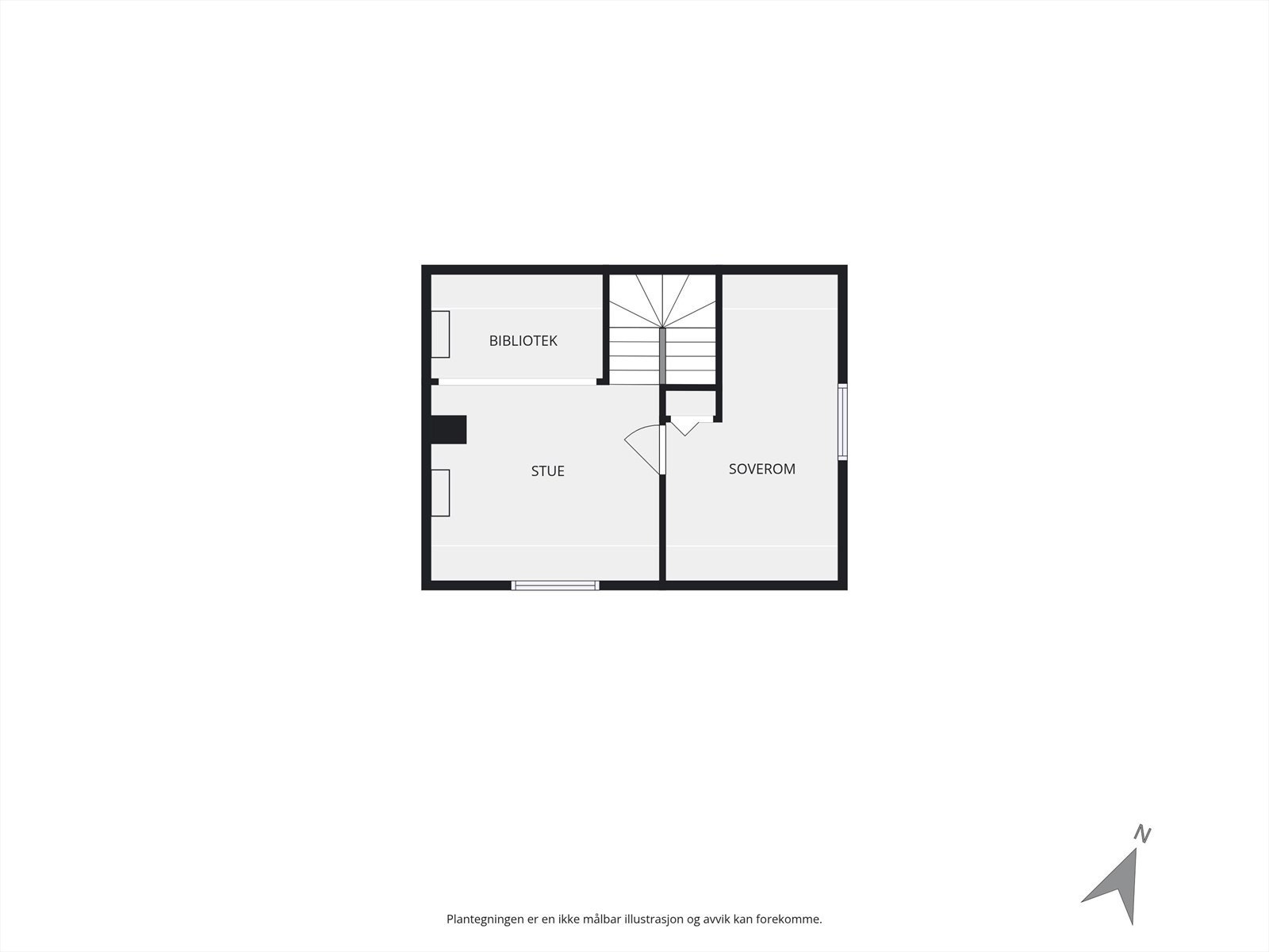 Planskisse | Loftsetasje Galleribilde