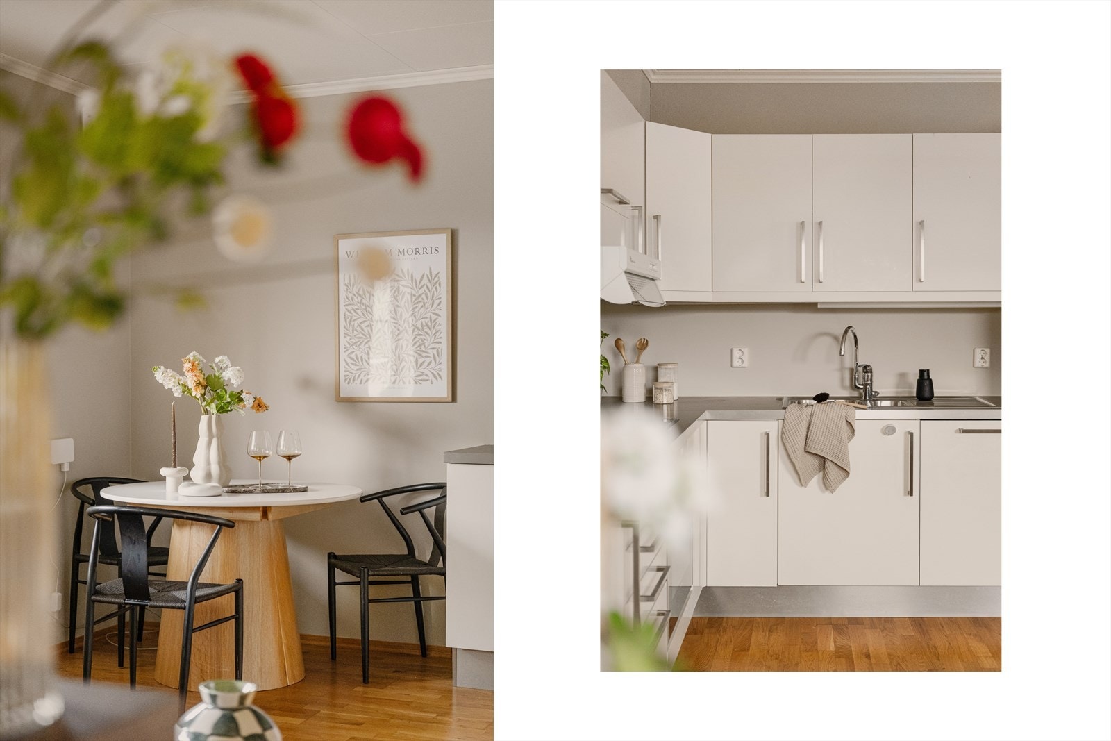 - Gjennomgående lik parkett på alle gulv bidrar til et flott helhetsinntrykk - Galleribilde