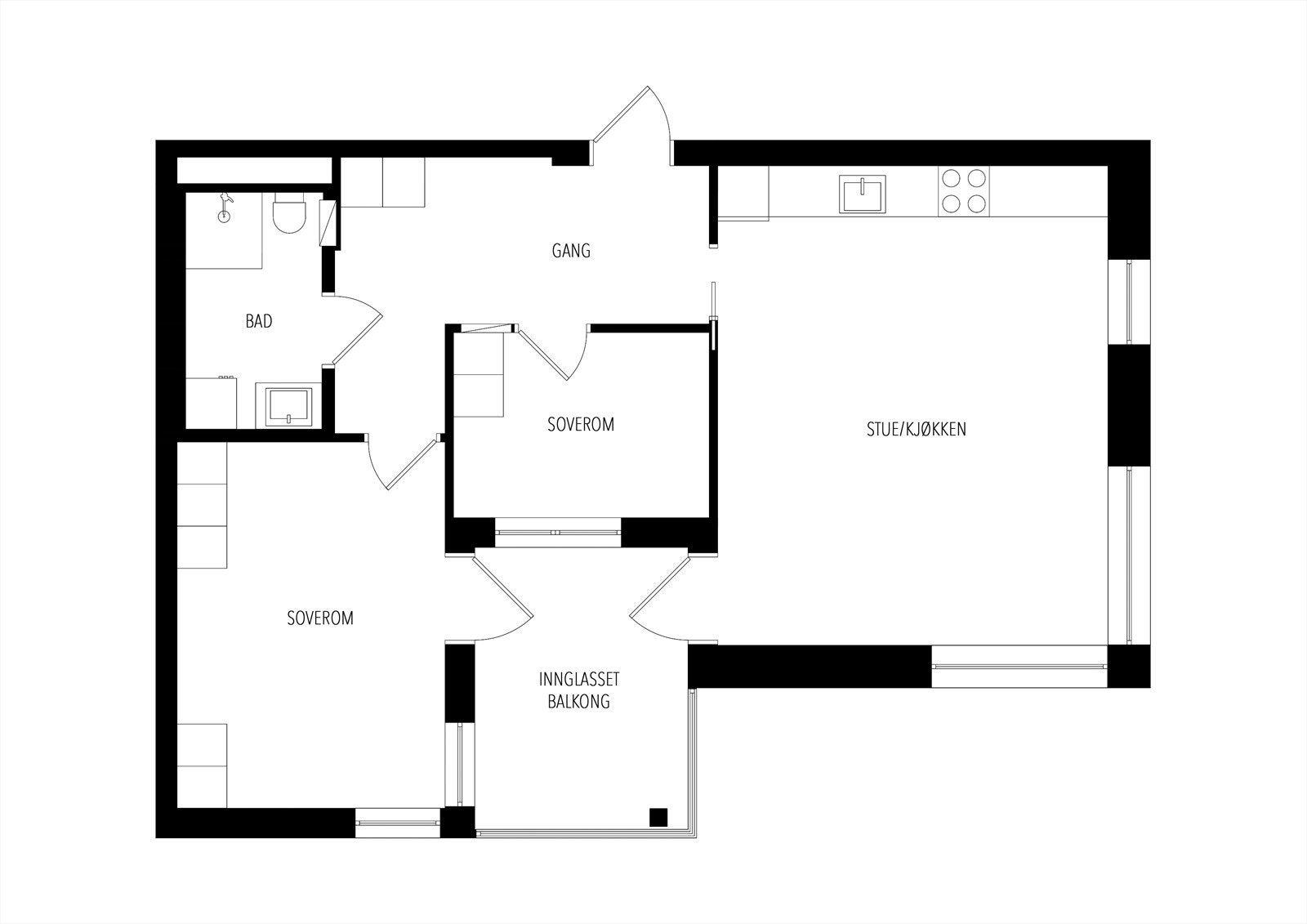 Plantegning. Galleribilde