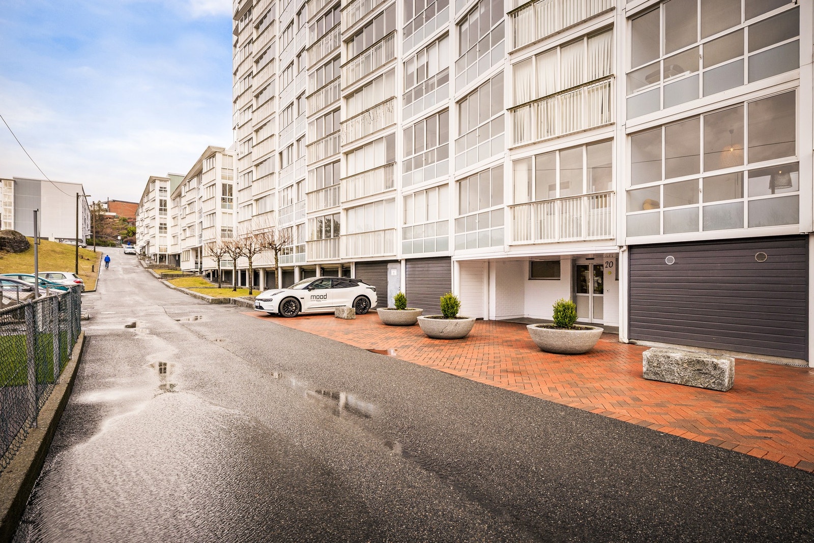 For av og pålessing kan man stoppe like ved leiligheten. Galleribilde