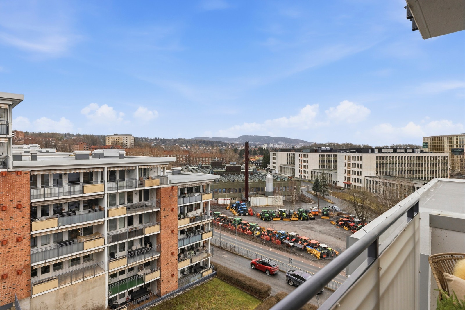 Utsikt fra balkongen. Galleribilde