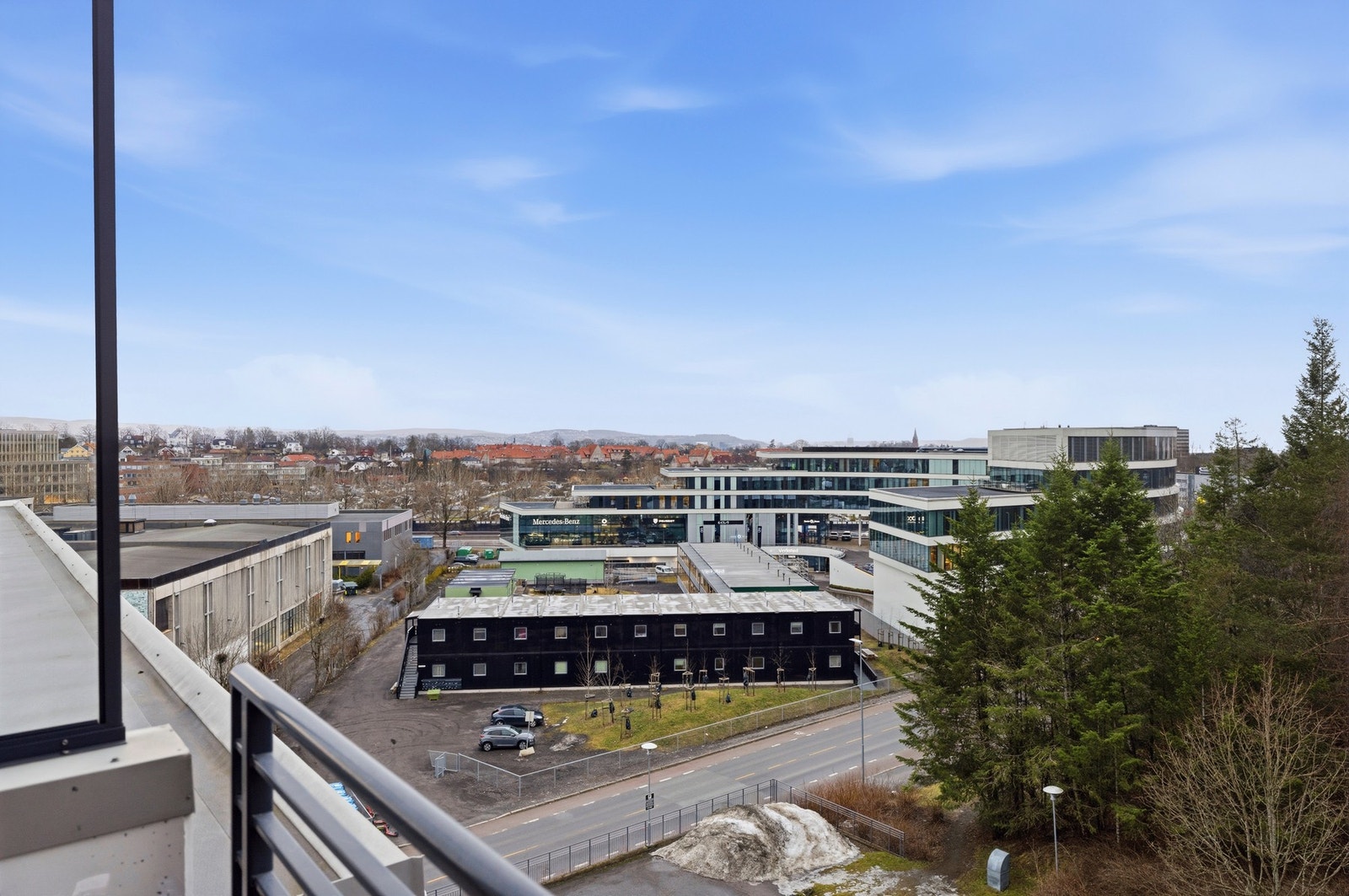 Utsikt fra terrassen Galleribilde