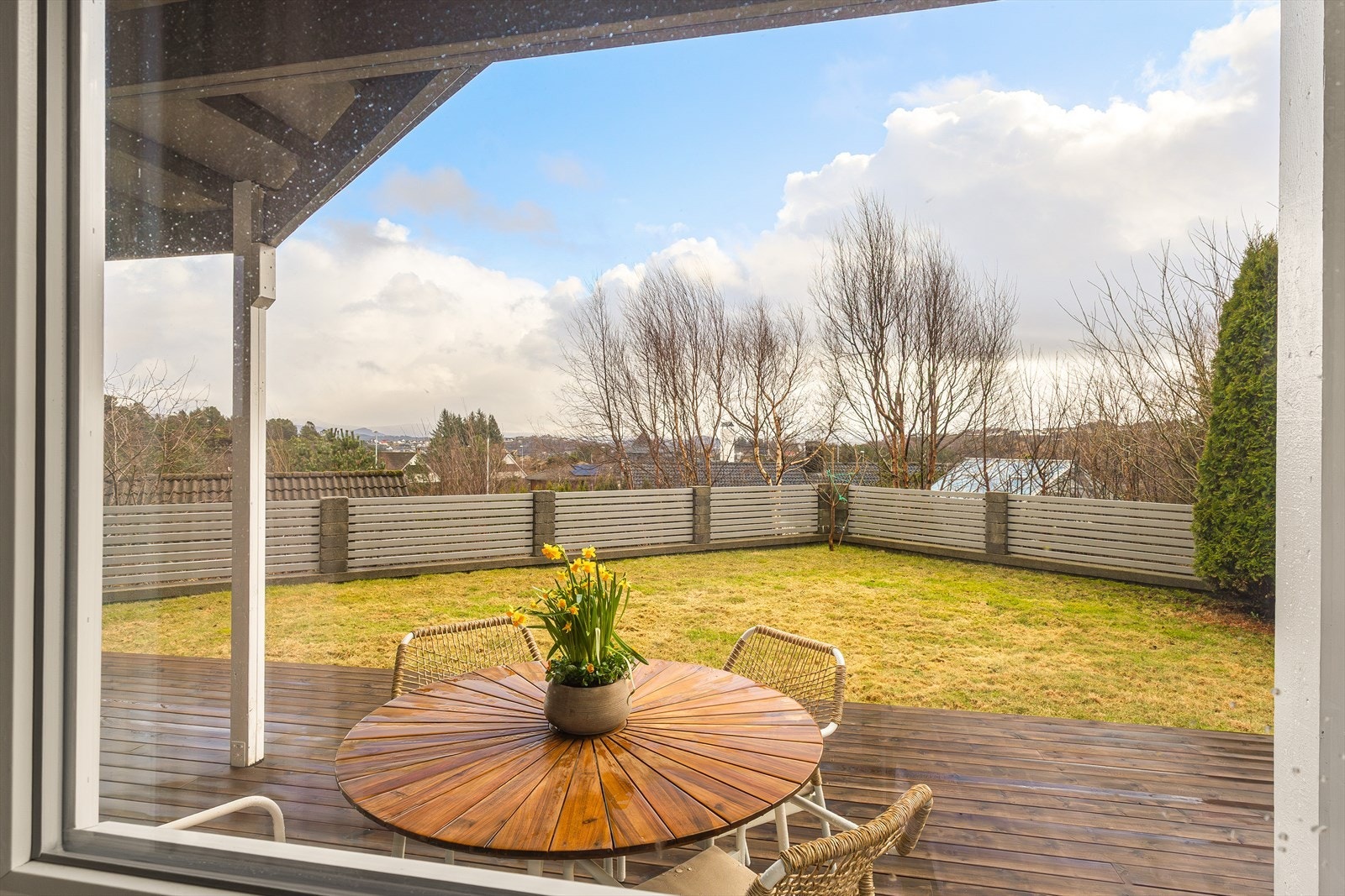 Utsikt fra soverommet. Galleribilde