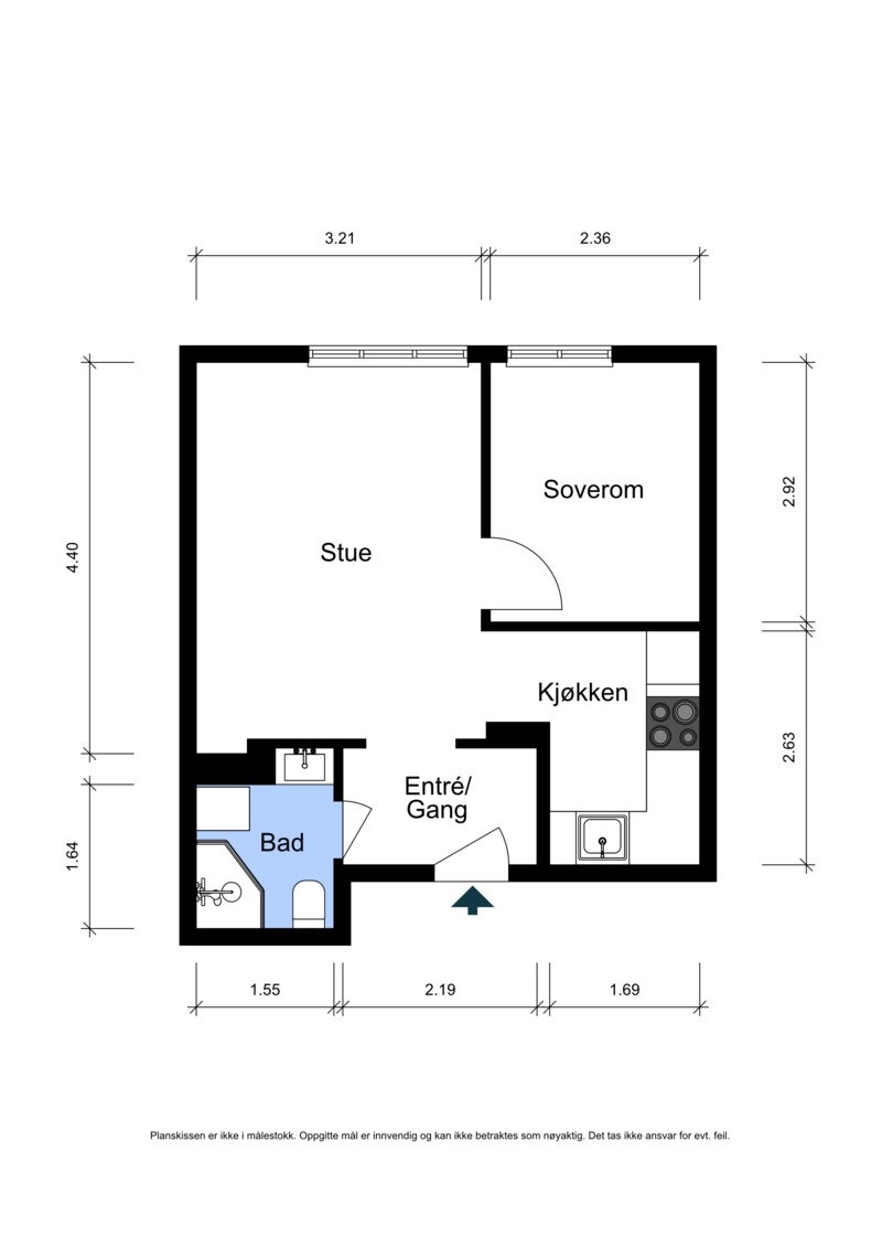 Plantegning Galleribilde