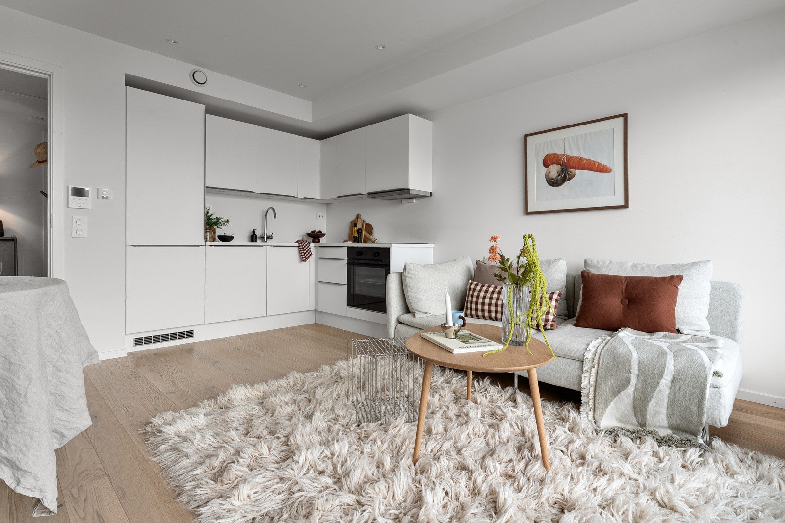 Åpen stue/kjøkken løsning. Galleribilde