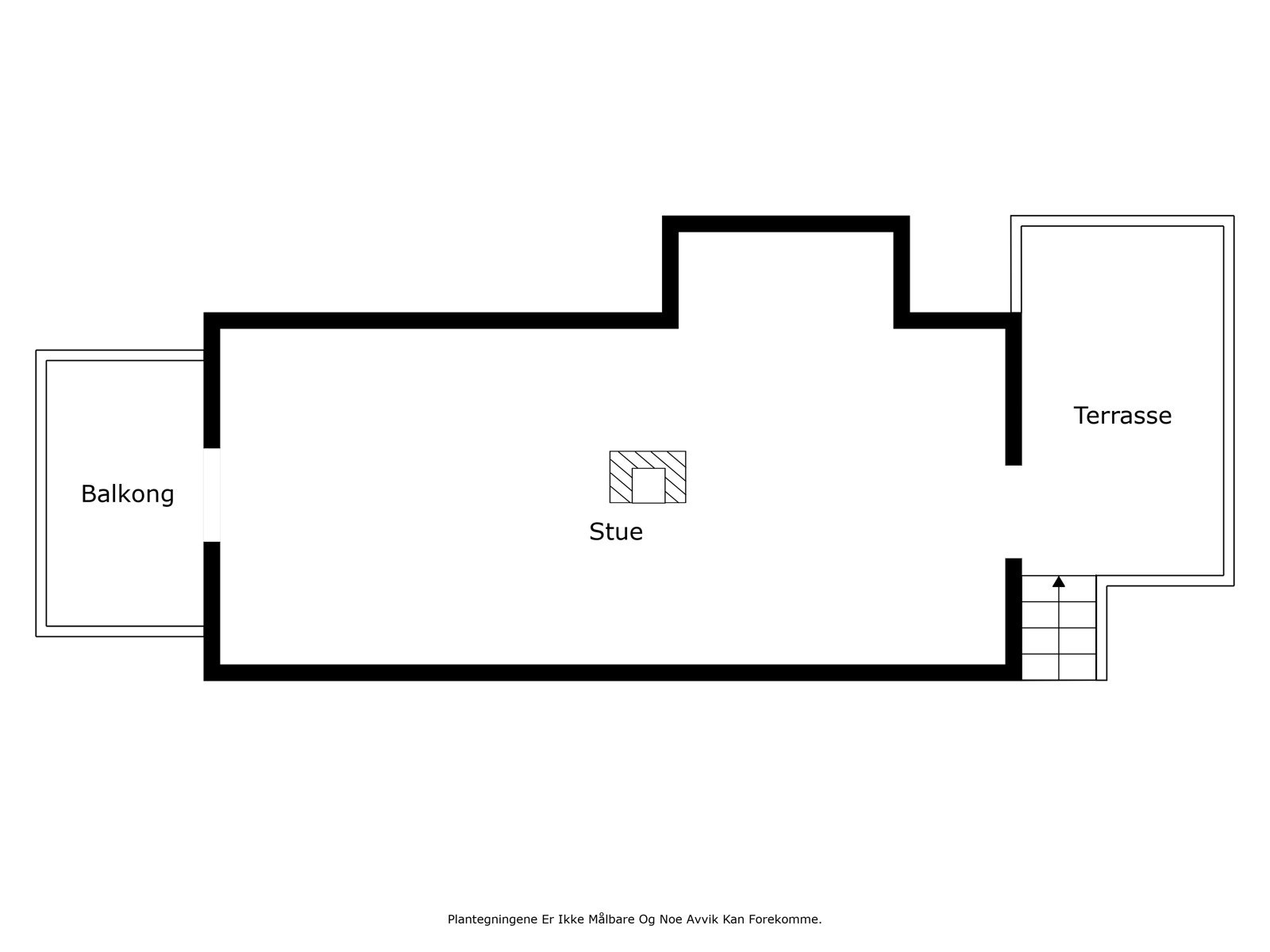 Plantegning 2 etg Tuddalsvegen Galleribilde