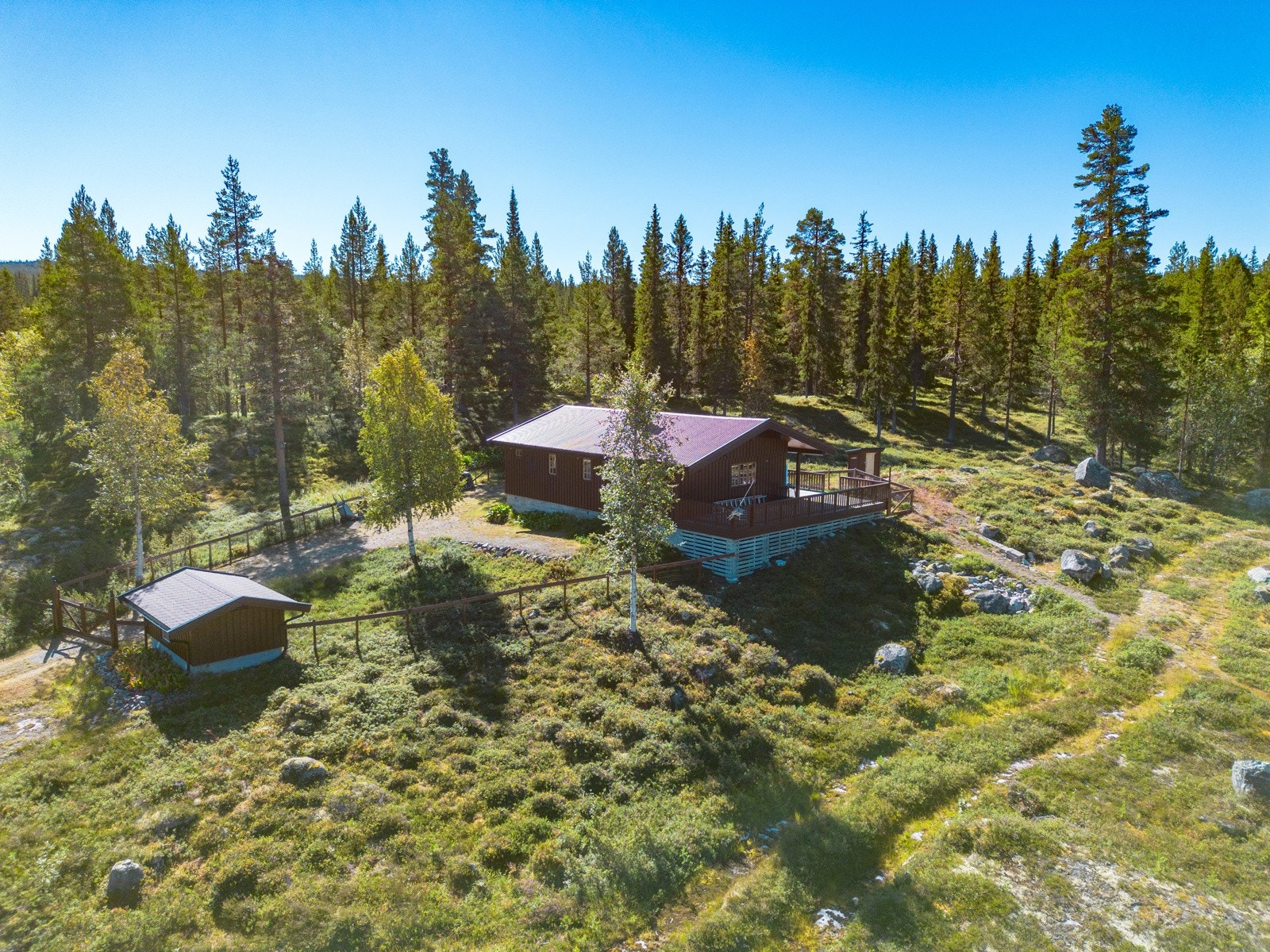 Fra eiendommen er det mange fine turmuligheter Galleribilde