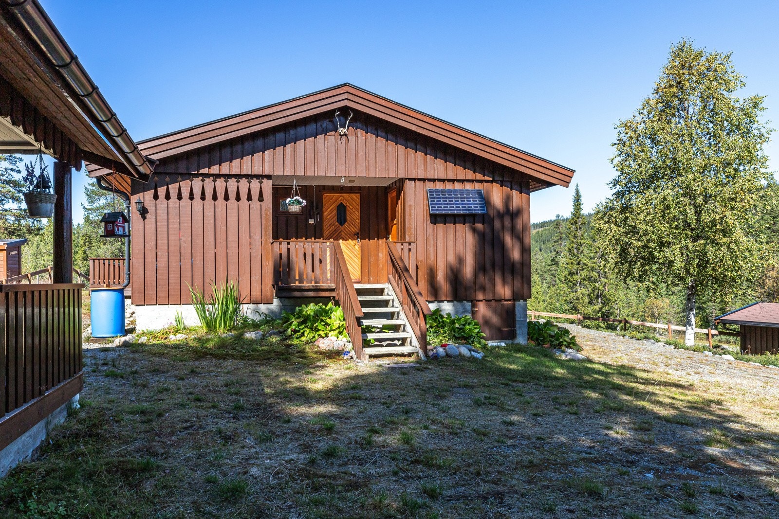 Inngangsparti på hytta Galleribilde