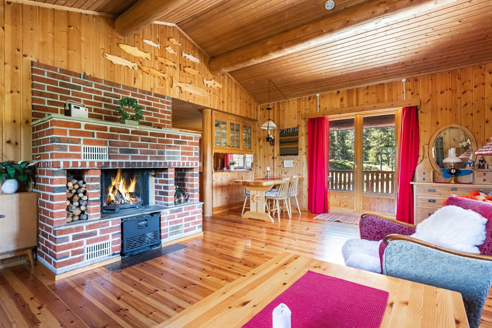 Stue med gruepeis Galleribilde