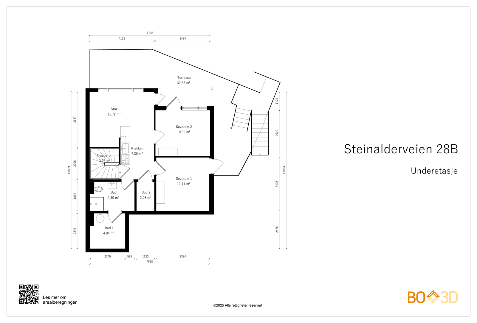 Steinalderveien 28B-Underetasje-Useable area.png Galleribilde