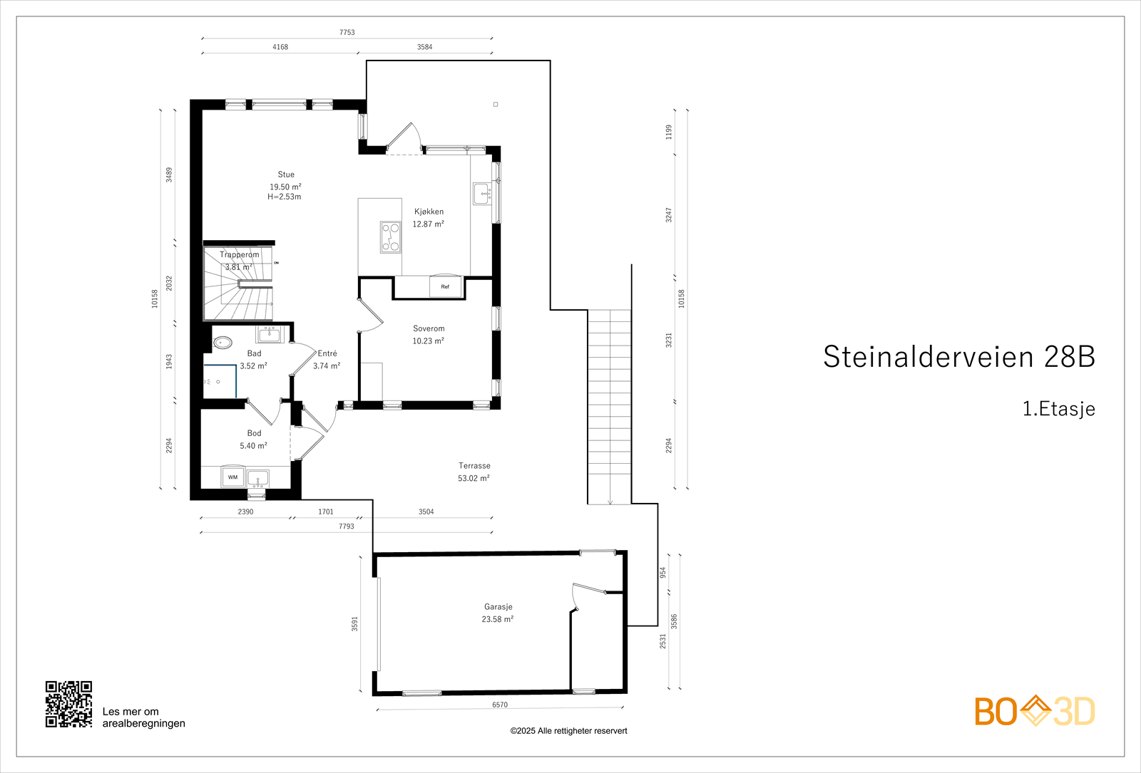 Plantegning 1. etasje. Galleribilde