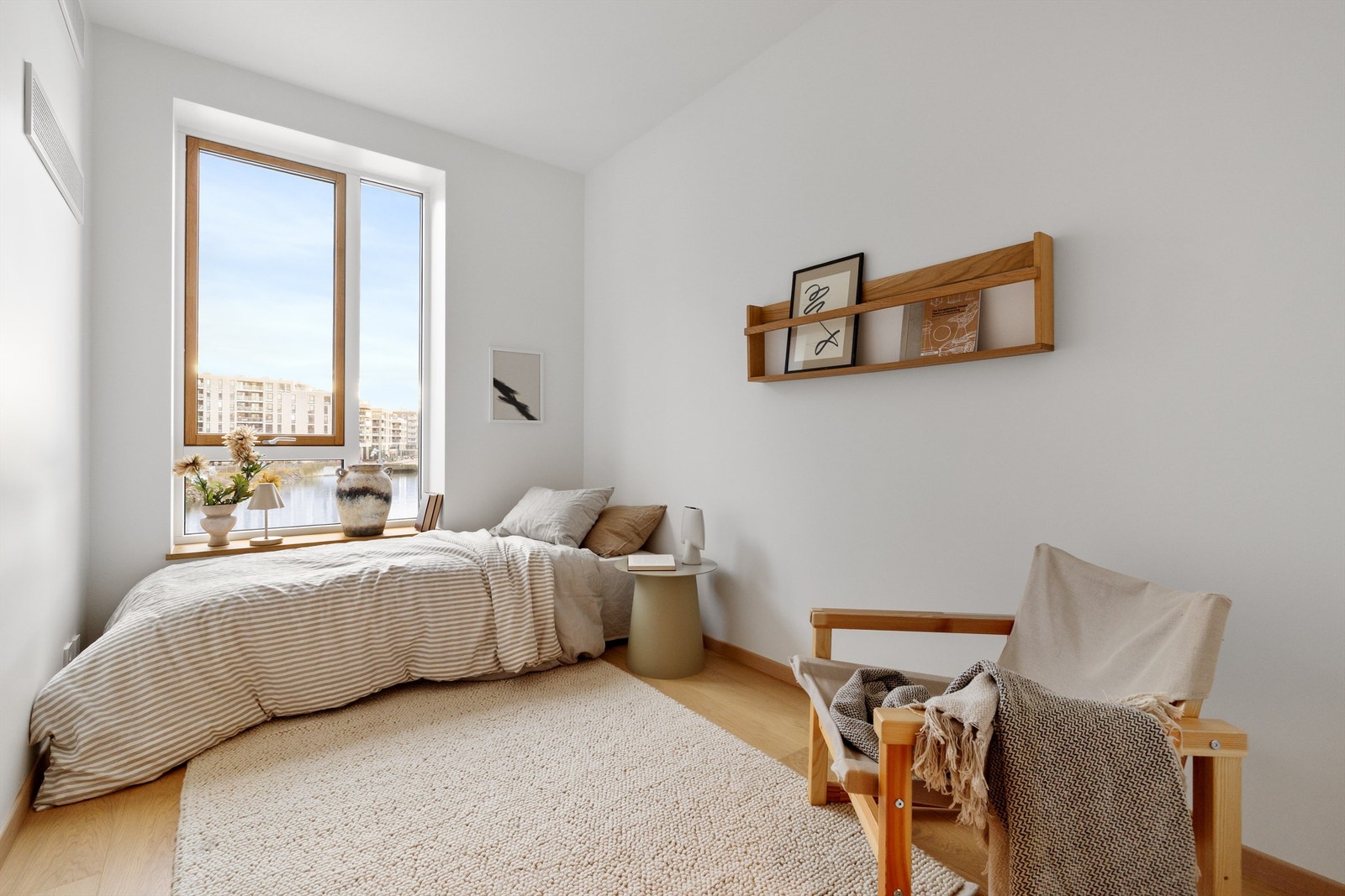 Leiligheten har totalt tre soverom. Galleribilde