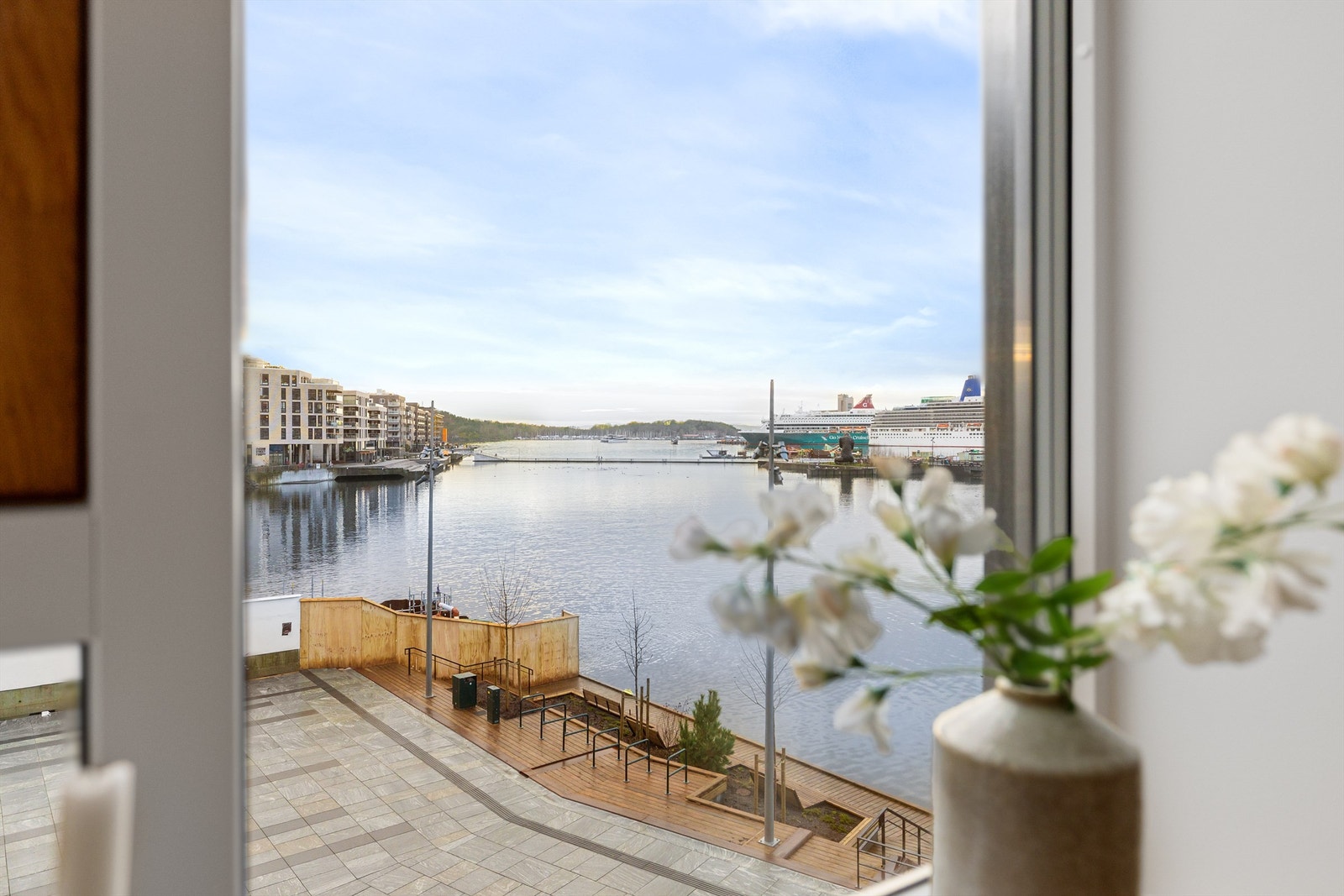 Utsikt fra hovedsoverommet. Galleribilde