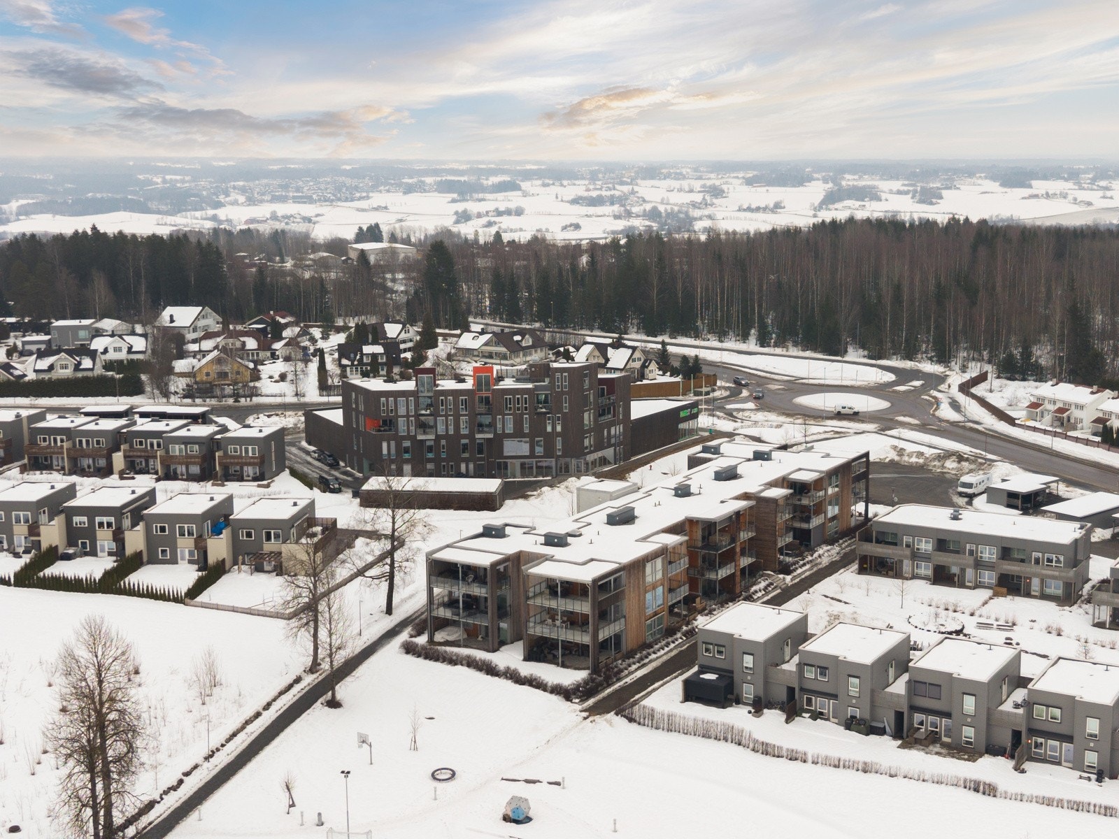 Dronefoto Galleribilde