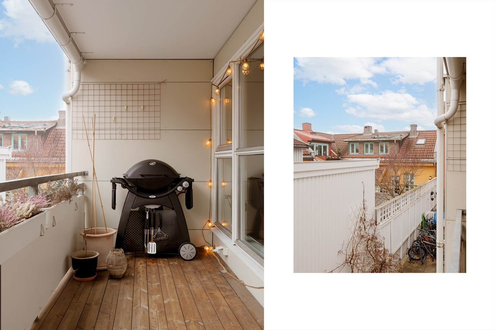 Her har du god plass til utemøblement og grill. Galleribilde