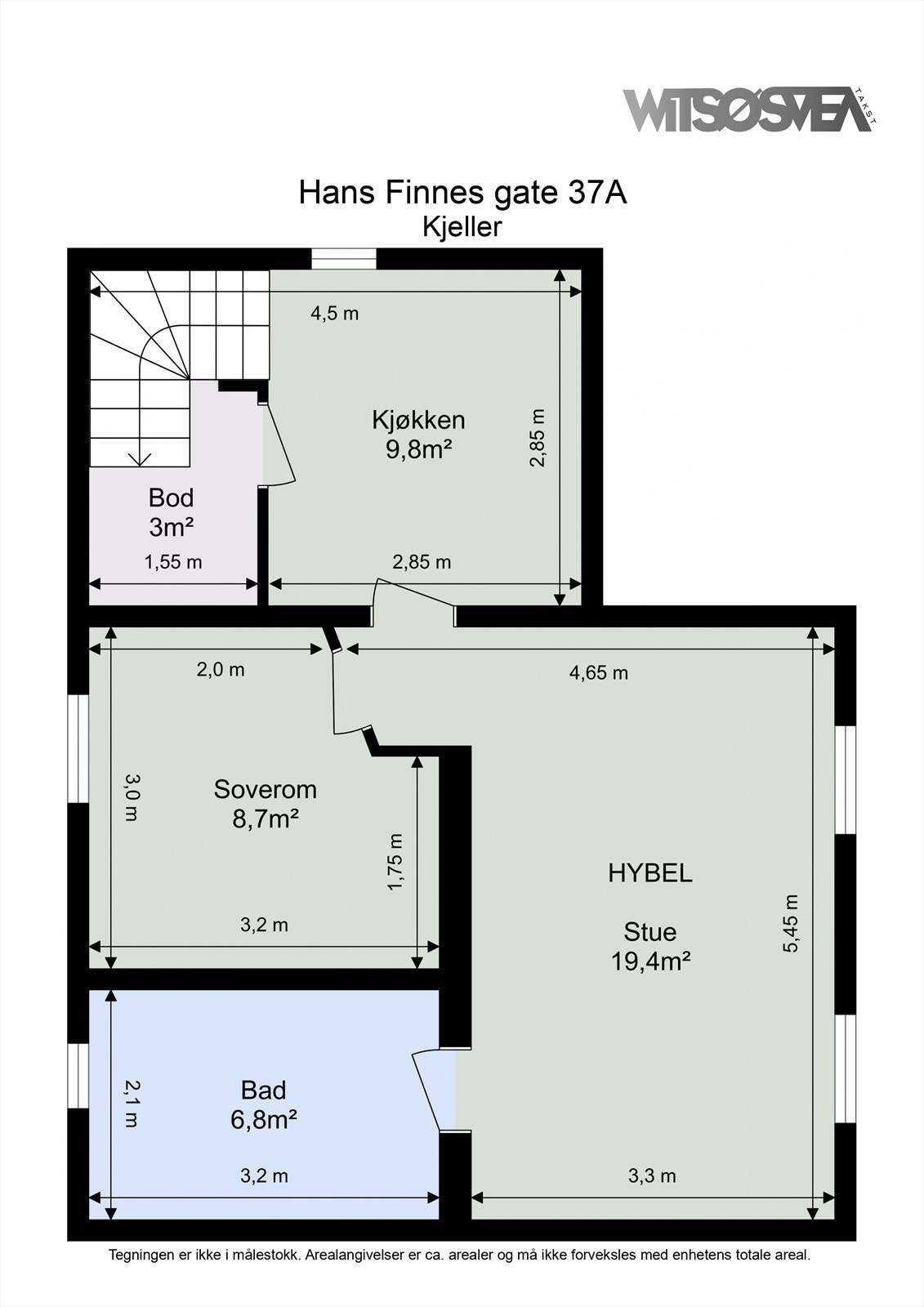 Planskisse - Kjeller Galleribilde