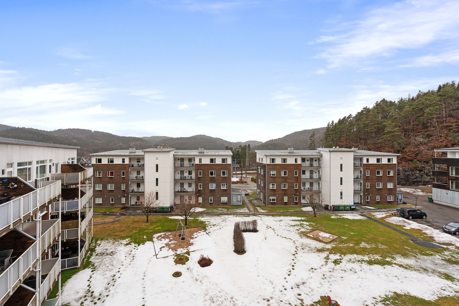 Fin utsikt over området Galleribilde