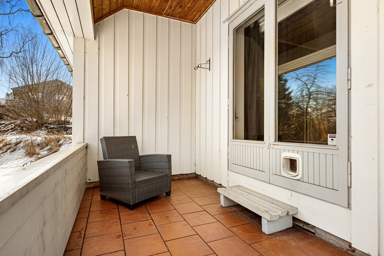 Terrasse med utgang fra spisestue Galleribilde